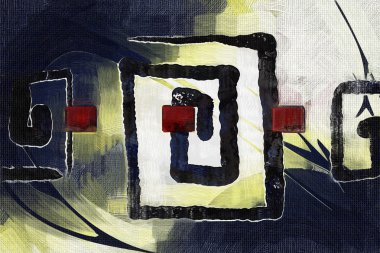 soyut renk tasarımı sanat illüstrasyonu