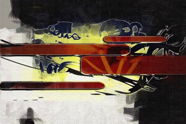 soyut renk tasarımı sanat illüstrasyonu