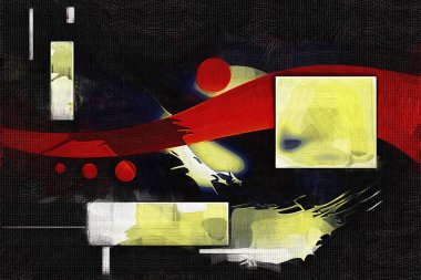 soyut renk tasarımı sanat illüstrasyonu