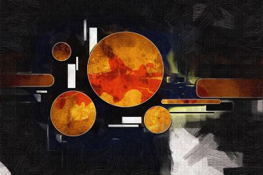 soyut renk tasarımı sanat illüstrasyonu