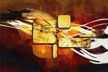 soyut renk tasarımı sanat illüstrasyonu