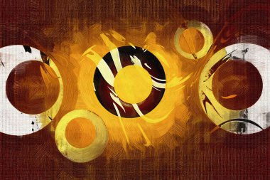 soyut renk tasarımı sanat illüstrasyonu