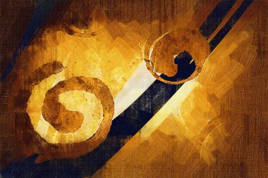 soyut renk tasarımı sanat illüstrasyonu