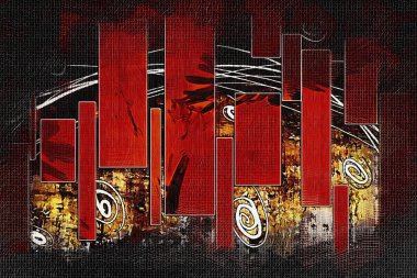 soyut renk tasarımı sanat illüstrasyonu