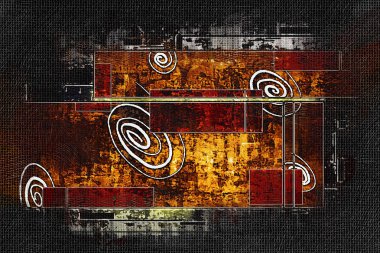 soyut renk tasarımı sanat illüstrasyonu