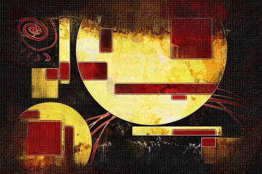 soyut renk tasarımı sanat illüstrasyonu