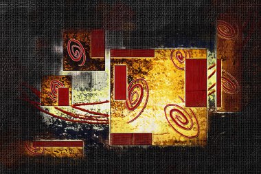 soyut renk tasarımı sanat illüstrasyonu