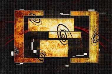 soyut renk tasarımı sanat illüstrasyonu