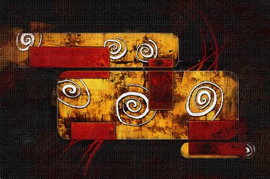 soyut renk tasarımı sanat illüstrasyonu