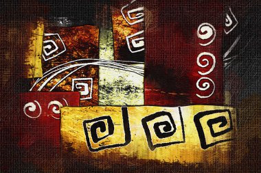 soyut renk tasarımı sanat illüstrasyonu