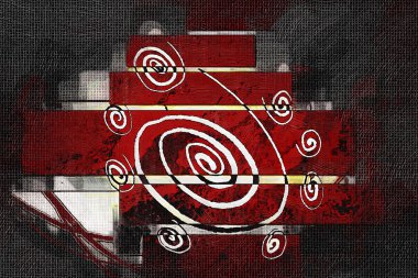 soyut renk tasarımı sanat illüstrasyonu