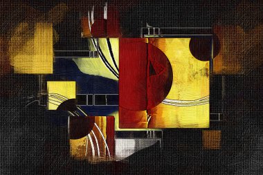 soyut renk tasarımı sanat illüstrasyonu