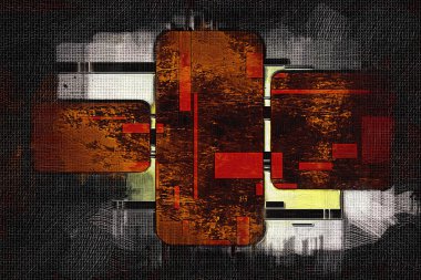 soyut renk tasarımı sanat illüstrasyonu