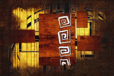 soyut renk tasarımı sanat illüstrasyonu