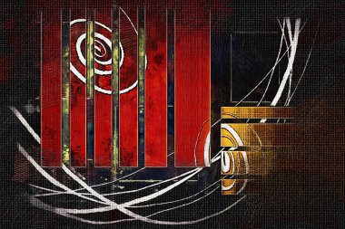 soyut renk tasarımı sanat illüstrasyonu