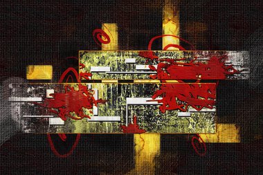 soyut renk tasarımı sanat illüstrasyonu