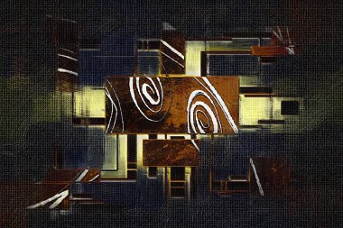 soyut renk tasarımı sanat illüstrasyonu