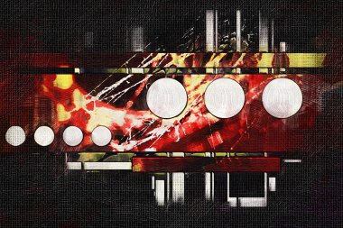 soyut renk tasarımı sanat illüstrasyonu