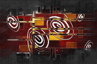 soyut renk tasarımı sanat illüstrasyonu