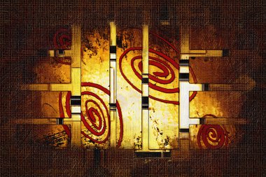 soyut renk tasarımı sanat illüstrasyonu