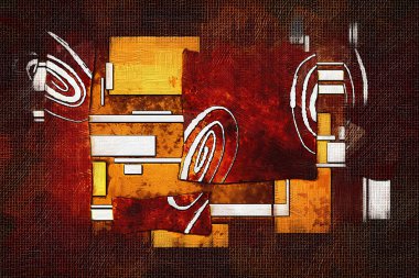 soyut renk tasarımı sanat illüstrasyonu