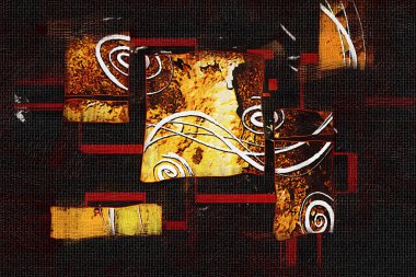 soyut renk tasarımı sanat illüstrasyonu