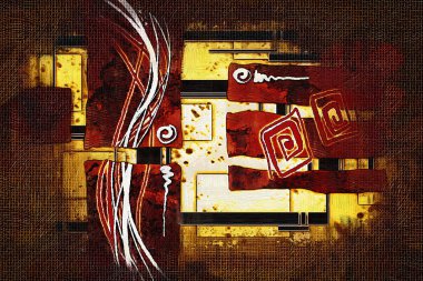 soyut renk tasarımı sanat illüstrasyonu