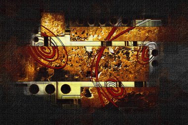 soyut renk tasarımı sanat illüstrasyonu