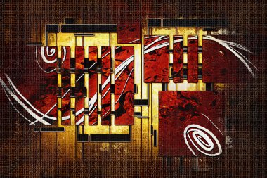 soyut renk tasarımı sanat illüstrasyonu