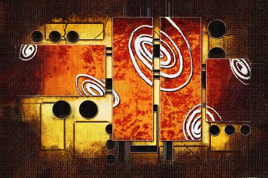 soyut renk tasarımı sanat illüstrasyonu