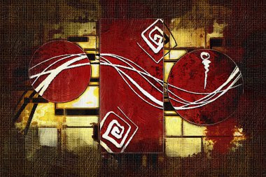 soyut renk tasarımı sanat illüstrasyonu