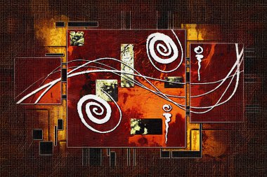 soyut renk tasarımı sanat illüstrasyonu