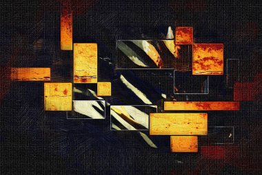 soyut renk tasarımı sanat illüstrasyonu