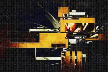 soyut renk tasarımı sanat illüstrasyonu