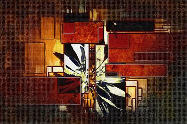 soyut renk tasarımı sanat illüstrasyonu