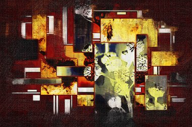 soyut renk tasarımı sanat illüstrasyonu