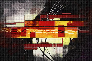 soyut renk tasarımı sanat illüstrasyonu