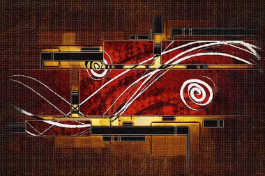 soyut renk tasarımı sanat illüstrasyonu