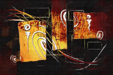 soyut renk tasarımı sanat illüstrasyonu