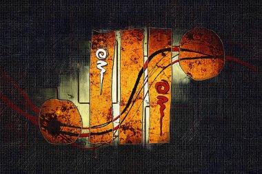 soyut renk tasarımı sanat illüstrasyonu