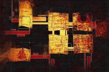 soyut renk tasarımı sanat illüstrasyonu