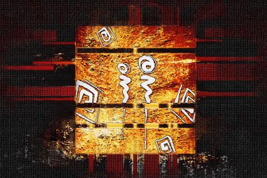 soyut renk tasarımı sanat illüstrasyonu