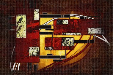 soyut renk tasarımı sanat illüstrasyonu