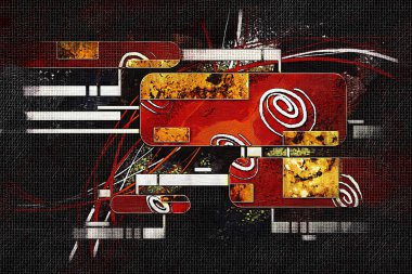 soyut renk tasarımı sanat illüstrasyonu