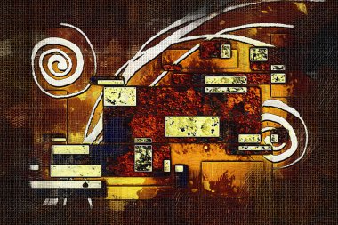 soyut renk tasarımı sanat illüstrasyonu