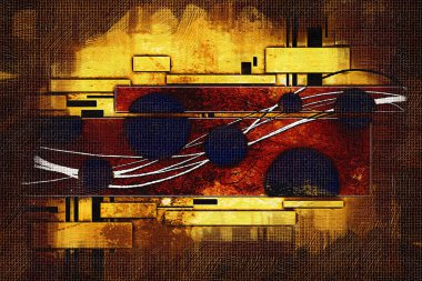 soyut renk tasarımı sanat illüstrasyonu