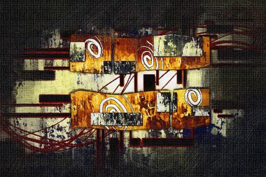 soyut renk tasarımı sanat illüstrasyonu