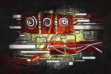 soyut renk tasarımı sanat illüstrasyonu