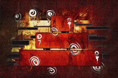 soyut renk tasarımı sanat illüstrasyonu