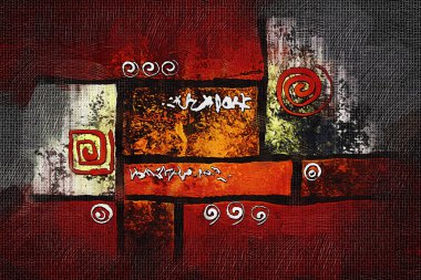 soyut renk tasarımı sanat illüstrasyonu